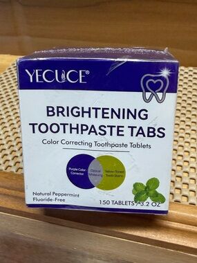 Brightening Toothpaste Tabs - Natural Peppermint 150 tabs